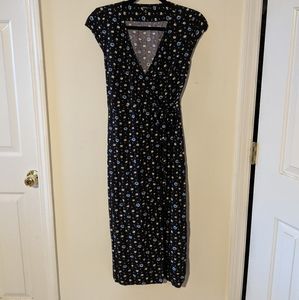 JCrew Floral Wrap Maxi Dress